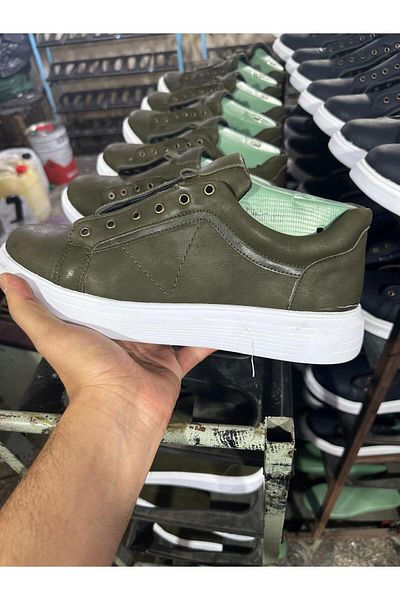 sauron Ανδρικά αθλητικά παπούτσια Casual Sneaker Χακί Χρώμα Ορθοπεδική Σόλα M801
