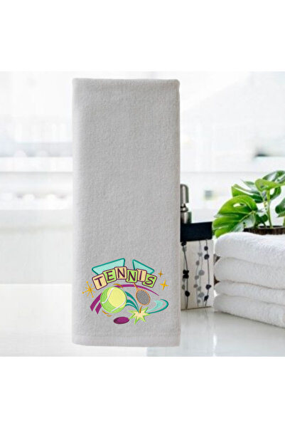 Ursa Tennis Retro Design Embroidered Sport Towel 50X90