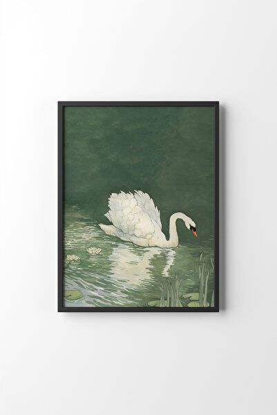 epiqart Swan - Black Frame