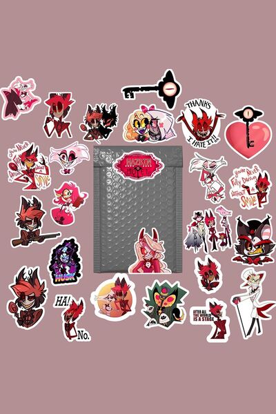 MS Major Selection Hazbin Hotel Sticker Pack /Bullet Journal Notebook Sticker Agenda Laptop Sticker 1