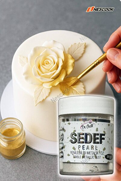 Dr. Gusto Yenilebilir Yaldızlı Sim Boya 10 Gr / Yenilebilir Metalik Toz