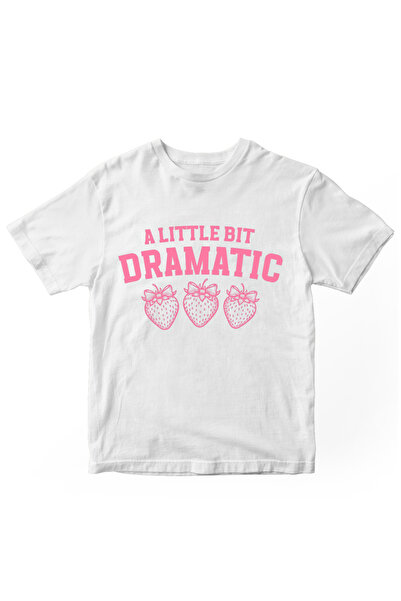 designedfy Δραματικό εμπριμέ γυναικείο μπλουζάκι λευκό