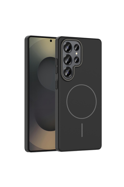 Samsung Galaxy S25 Ultra Uyumlu Kılıf Kablosuz Şarj İnce M-Safe Elinizden Kaymaz Pürüzsüz