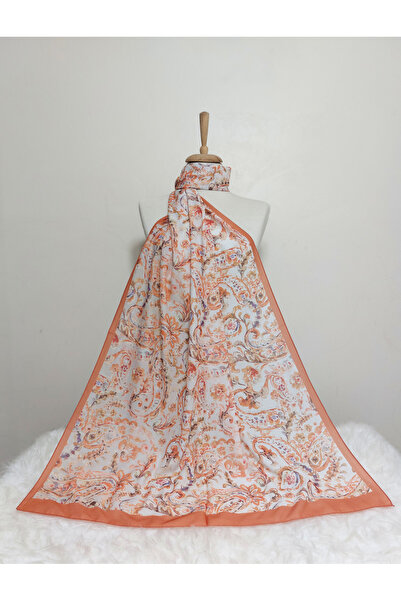 REMOMODA Italian Koton Flexible Soft Shawl Model Floral Înaltă Calitate Mocă-...