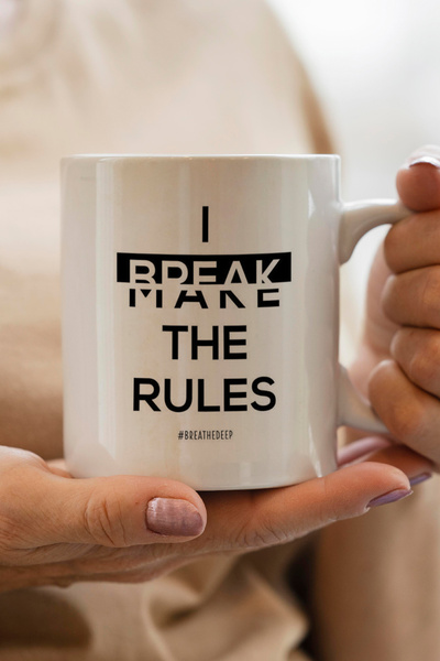 South Steel I Brake Make Printed Mug