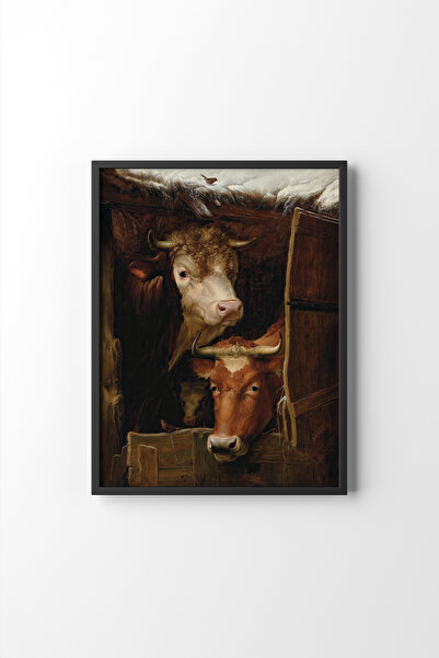 epiqart Cattle - Black Frame