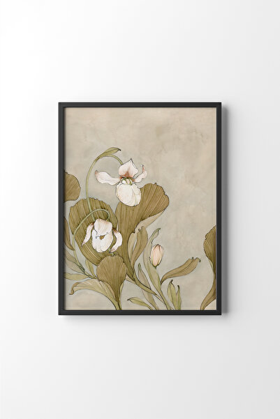 epiqart Flowers - Black Frame