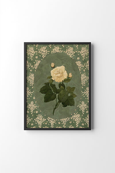 epiqart Gül - Siyah Çerçeve