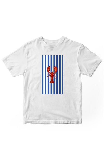 designedfy Lobster Printed Women's Tshirt White