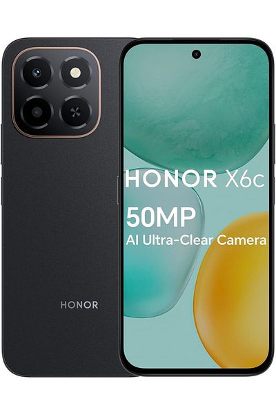 HONOR X6c Smartphone 6GB RAM 256GB ROM, 6.61" 120Hz Display, 50MP Camera, 35W Fast Charging, Dual SI
