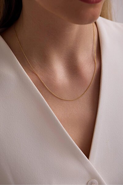 Tufanlar Kuyumculuk 14 Ayar Oval Forse Zincir