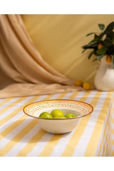 Madame Coco Rodez Fruit Bowl - Orange - 30 cm