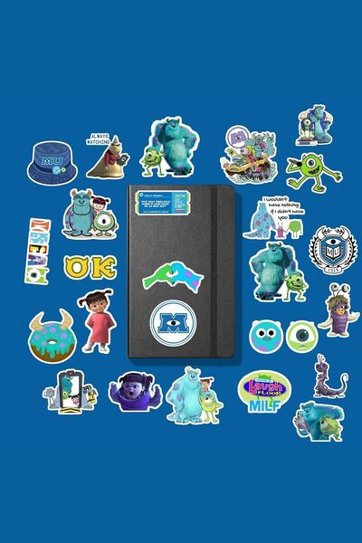MS Major Selection Monsters, Inc. Sticker Pack /Bullet Journal Notebook Sticker Agenda Laptop Sticker