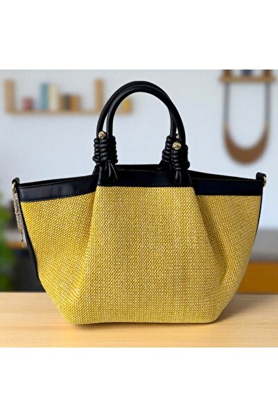 FashionForYou Τσάντα θαλάσσης LiLo για ψώνια, με αφαιρούμενο λουράκι και μαγν...