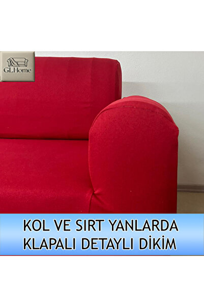 Home %100 PAMUK FRANSIZ KUMAŞ 3 LÜ KOMPLE GİYDİRME KANEPE & ÇEKYAT, BOHEM, PORTO, vb. MODEL KOLTUK KILIFI