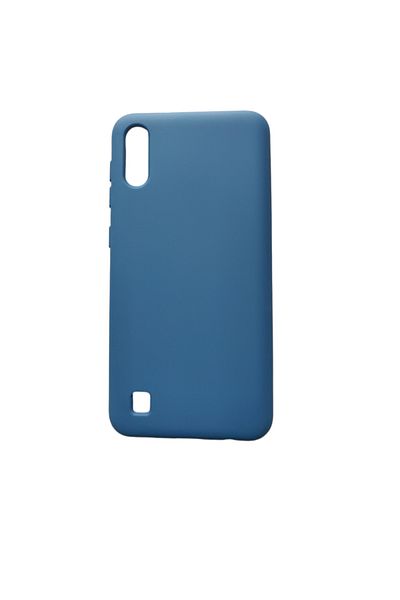 OEM Case compatible with Samsung Galaxy A10, Blue, Liquid Silicone