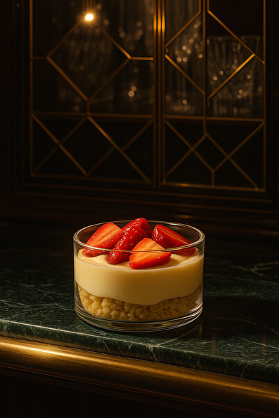 ZURİ DESİGN 3-Piece Round Glass Magnolia Presentation Bowl – Dessert, Breakfast, Appetizer and Snack Bowl