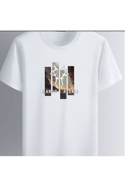 Marco Fresco تي شيرت ماركو أزالي مطبوع كبير الحجم للجنسين