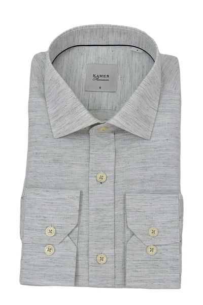 KAMER Мъжка класическа риза с дълъг ръкав 4004 BGL-ST04752