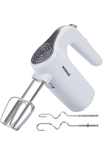 Kroos Electric Hand Mixer, Portable Egg Beater, 7 Speed Mini Hand Mixer, Cake Whisk Machine, Stainless Ste