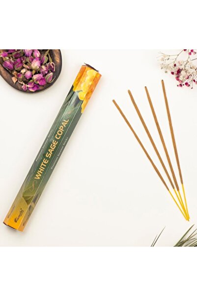 Genel Markalar Beyaz Adaçayı & Hindistan Cevizi Aromalı Doğal Premium 20 çubu...