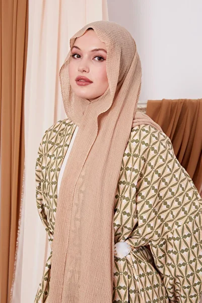 LuvenSara Muslin Shawl Light Powder