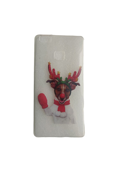OEM Case compatible with Huawei P9 Lite, Transparent Silicone Case Christmas,...