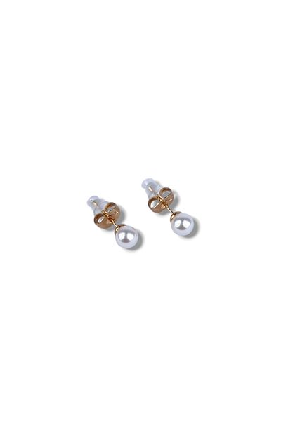 Osha Aksesuar Pearl Ball Earring Diameter 5 mm