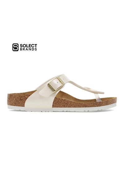 Birkenstock Gizeh White Flip Flops Children's Slippers - Solect Brands