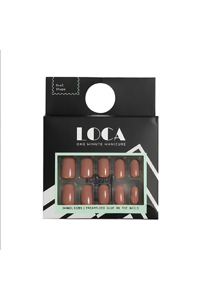 loça Luca Self-Adhesive False Nails, Nude 28