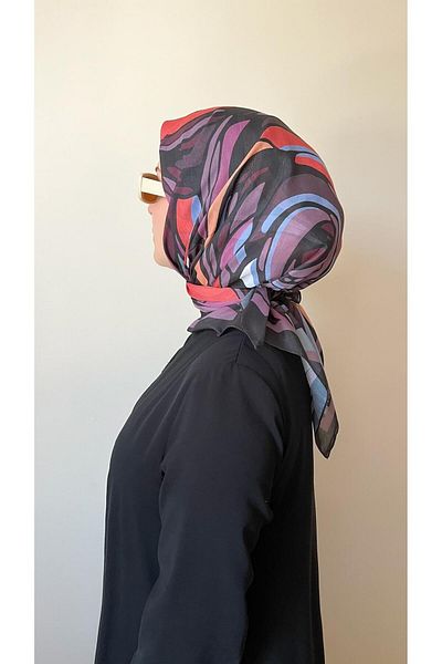 ESSLERA Rose Pattern Soft Scarf