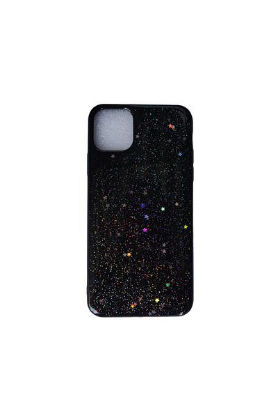 OEM Case compatible with iPhone 11Pro, Plastic Case, Black with Glitter