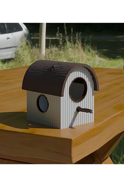 BaBaWoSs Căsuță modernă pentru păsări cu aspect decorativ de lemn |   Cuib el...