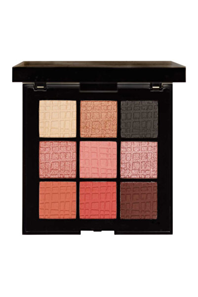 MIA MAKEUP GLAM EYESHADOW PALETTE İtalyan Far Paleti Gül Kurusu Tonları 3 Işı...