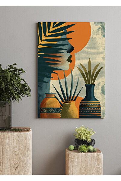 Design Craft House Bohem Dekoratif Modern Ev Ofis İşyeri Kanvas Tablo