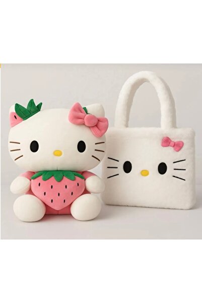 greenfor evlife Hello kitty peluş oyuncak ve peluş çanta set olarak geliyo ür...