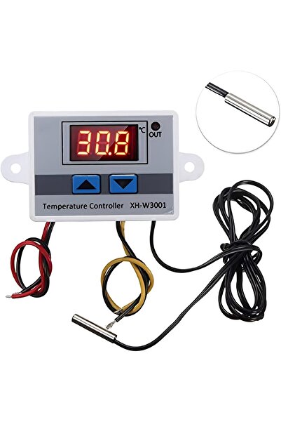 EcoFast Dijital Termostat, Kuluçka Termostatı, XH-W3001 220V AC Dijital Termo...