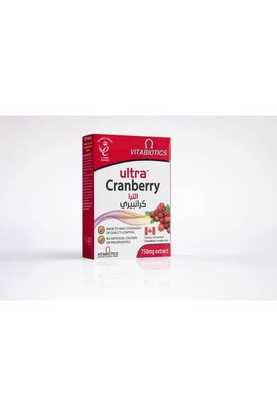 Vitabiotics ULTRA CRANBERRY 750 MG 30 TABLETS