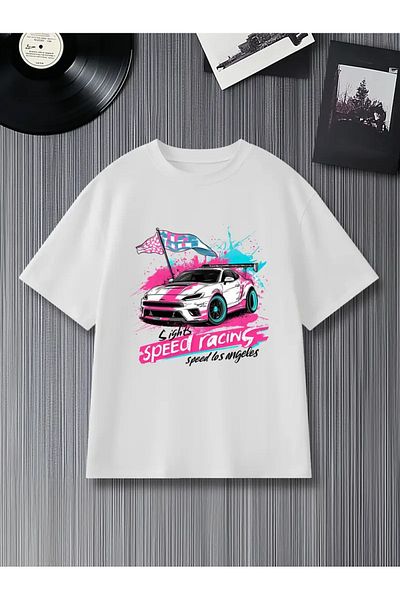 Bengi Clothing Premium Oversize Cut Short Sleeve Printed T-Shirt
