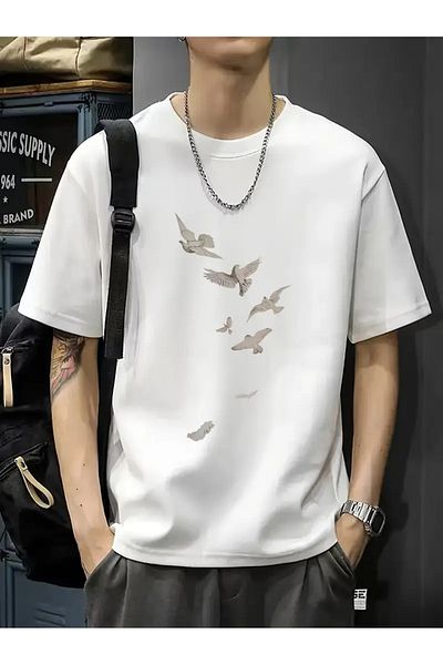 Bengi Clothing Premium Oversize Cut Short Sleeve Printed T-Shirt