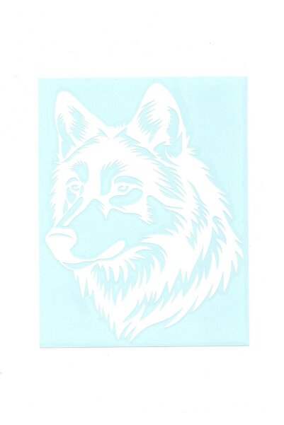 BsElektronik ملصق سيارة بتصميم وولف، تصميم عالي الجودة وتفاصيل دقيقة للغاية