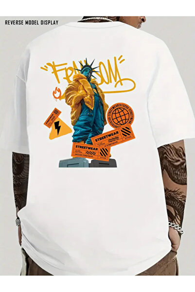 Jose Clothing Premium Oversized Fit Short-Sleeve Printed T-Shirt
