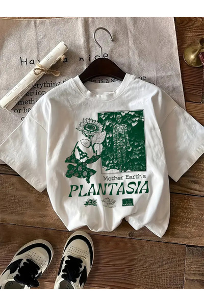 Jose Clothing تي شيرت مطبوع بأكمام قصيرة ومقاس كبير ممتاز