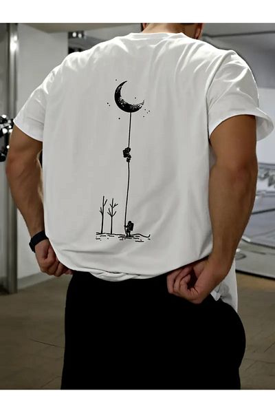 sole stories Premium Oversize Cut Short Sleeve Printed T-Shirt