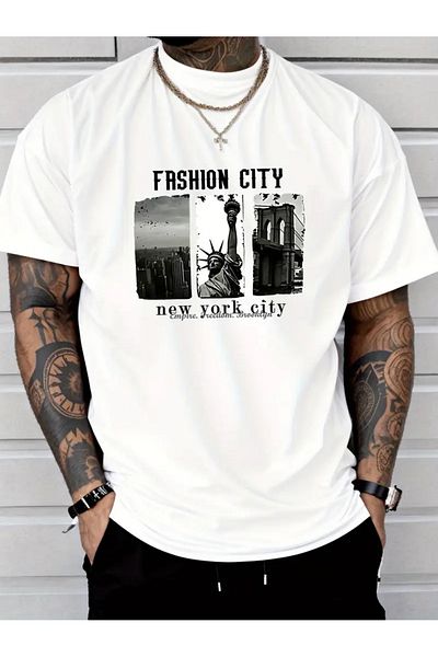 sole stories Premium Oversize Cut Short Sleeve Printed T-Shirt