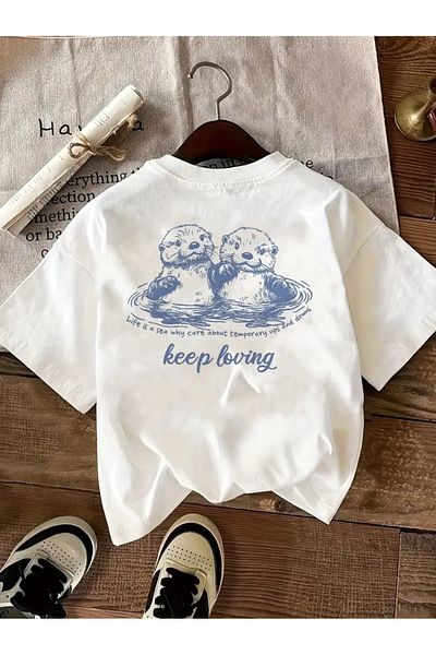 sole stories Premium Oversize Cut Short Sleeve Printed T-Shirt
