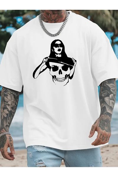 sole stories Premium Oversize Cut Short Sleeve Printed T-Shirt