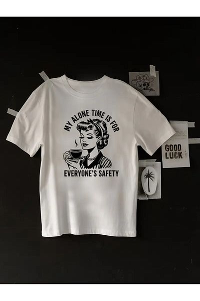 Bengi Clothing Premium Oversize Cut Short Sleeve Printed T-Shirt
