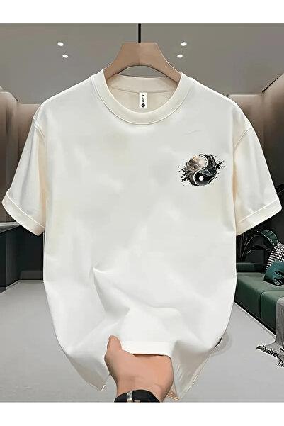 Jose Clothing تي شيرت مطبوع بأكمام قصيرة ومقاس كبير ممتاز