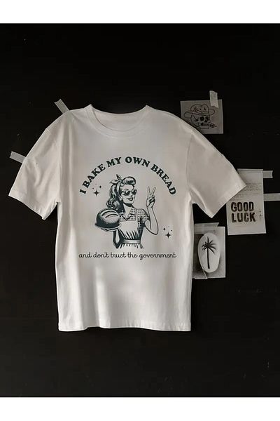 Bengi Clothing Premium Oversize Cut Short Sleeve Printed T-Shirt